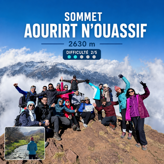Sommet Aourirt N'ouassif (2630 m) – Aguersioual, Imlil