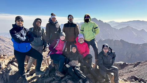 Timzguida & Ras Ouanoukrim summits (4089 m - 4083 m) or Toubkal Summit (4167 m) 