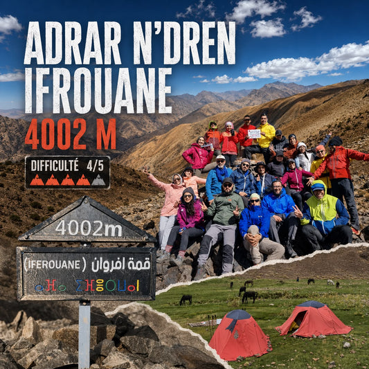 Sommet Adrar n'dern ifrouane (4001 m) (CLUB 4000) - Septembre 2026