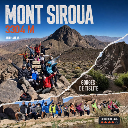 Sommet Siroua (3304 m) & Gorges Tisslit - Novembre 2026